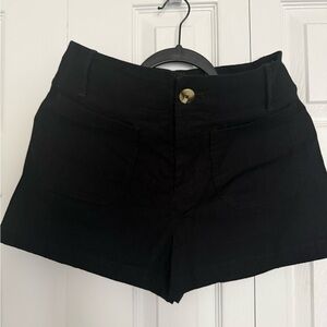 Anthropologie Maeve Collette Black High-Rise Jean Shorts